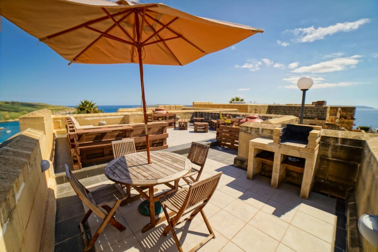 Getawaynpetto Private Duplex Maisonette With Jacuzzi Hot Tub Mgarr Ngoại thất bức ảnh